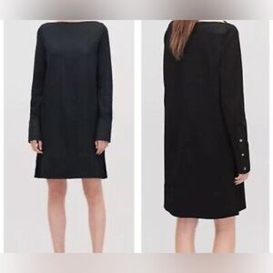 COS Contrasting Jersey Dress in Black size M